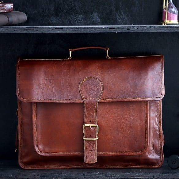 Harry Vintage Leather Shoulder Messenger bag – Quvom.com