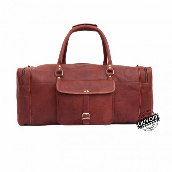 The Traveler Leather Duffel Bag – 24/28/32 Inches Size – Quvom.com