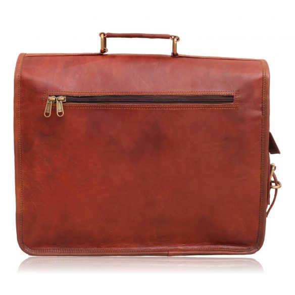 Mystique Vintage Leather Men’s Briefcase – Quvom.com