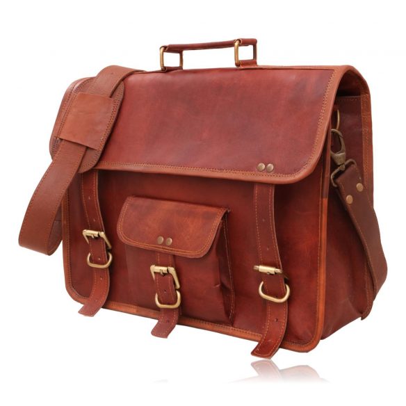 Mystique Vintage Leather Men’s Briefcase – Quvom.com