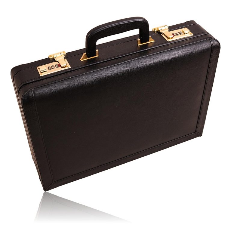 Executive Leather Black Briefcase