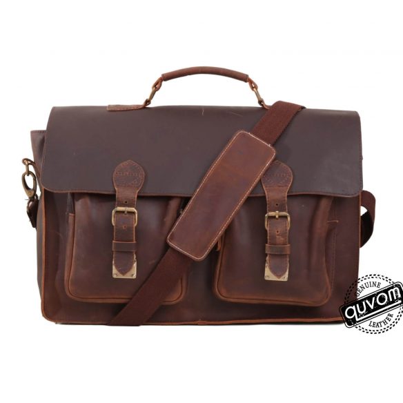 The Magnificent Rustic Leather Briefcase – Quvom.com